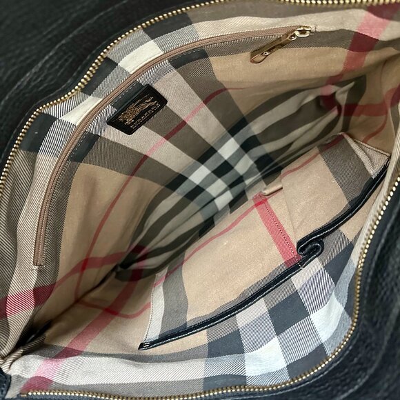 Black Canvas Leather Logo BSX Stowell Travel Tote Bag - Picture 9 of 16